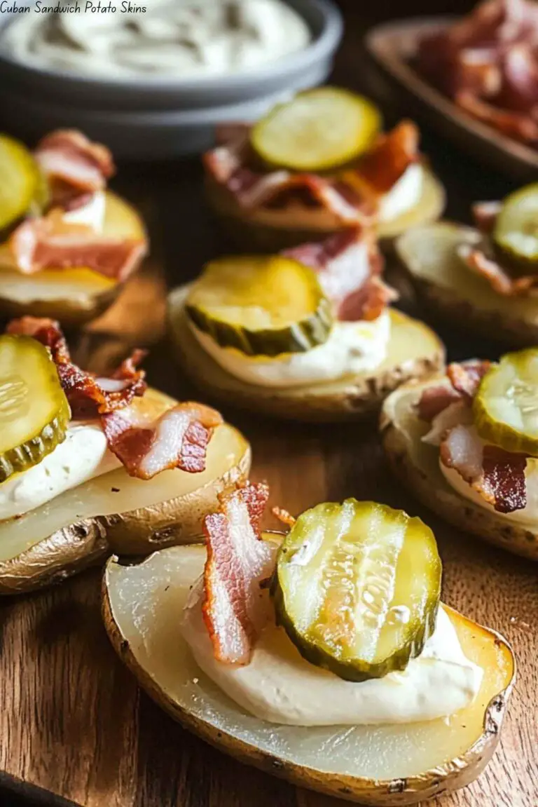 Cuban Sandwich Potato Skins