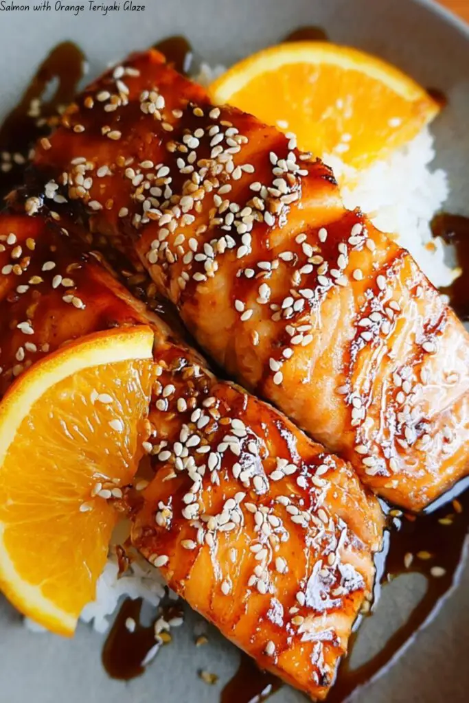 Salmon with Orange Teriyaki Glaze