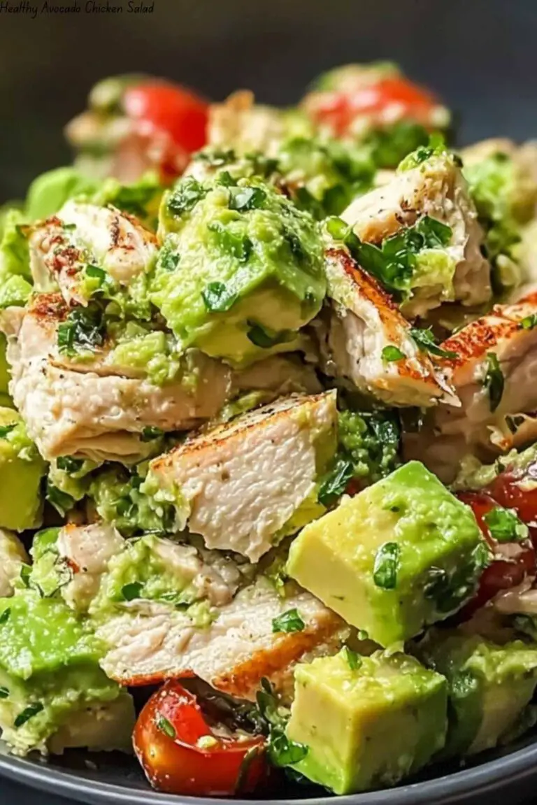 Healthy Avocado Chicken Salad