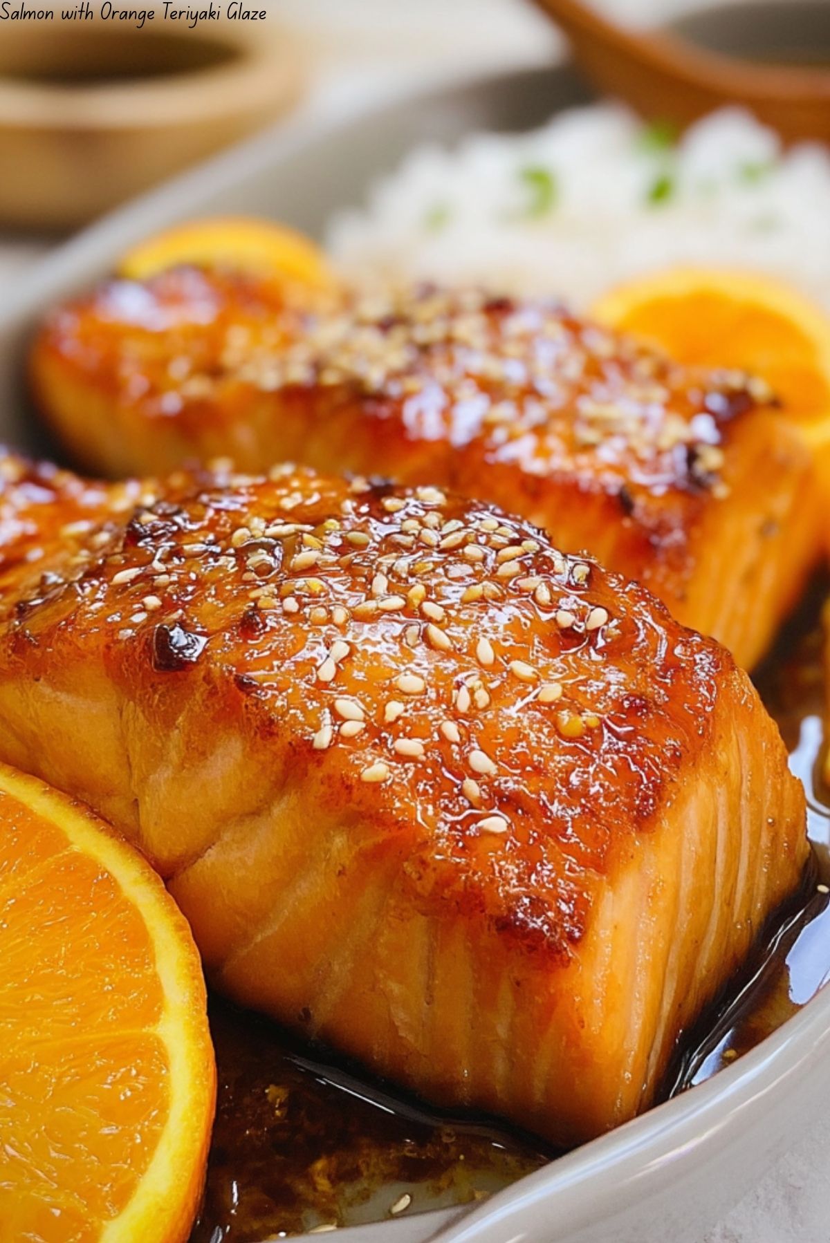 Salmon with Orange Teriyaki Glaze
