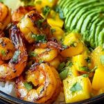 Shrimp Avocado Mango Bowls