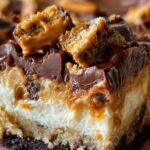 Reese’s Butterfinger Cheesecake Bars
