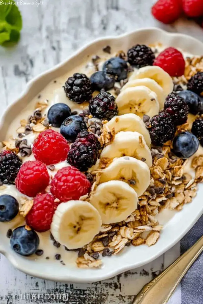 Breakfast Banana Split