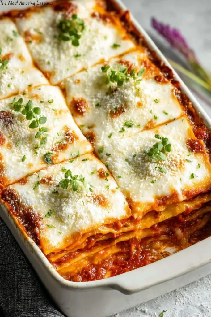The Most Amazing Lasagna
