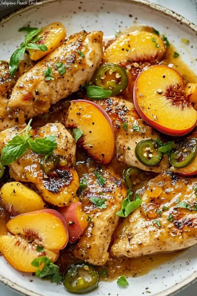 Jalapeno Peach Chicken