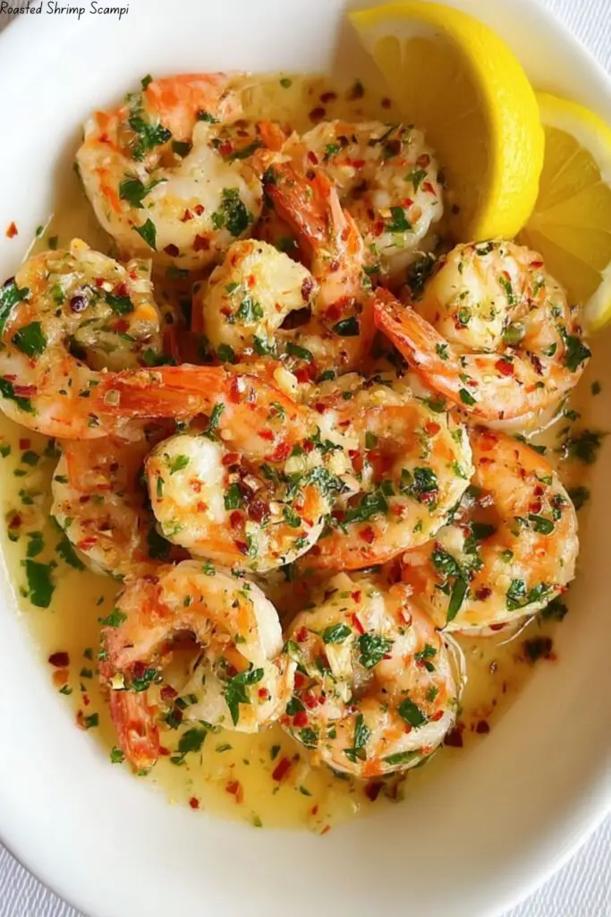 Roasted Shrimp Scampi