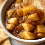 Apple Pie Dip with Cinnamon Sugar Tortilla Chips