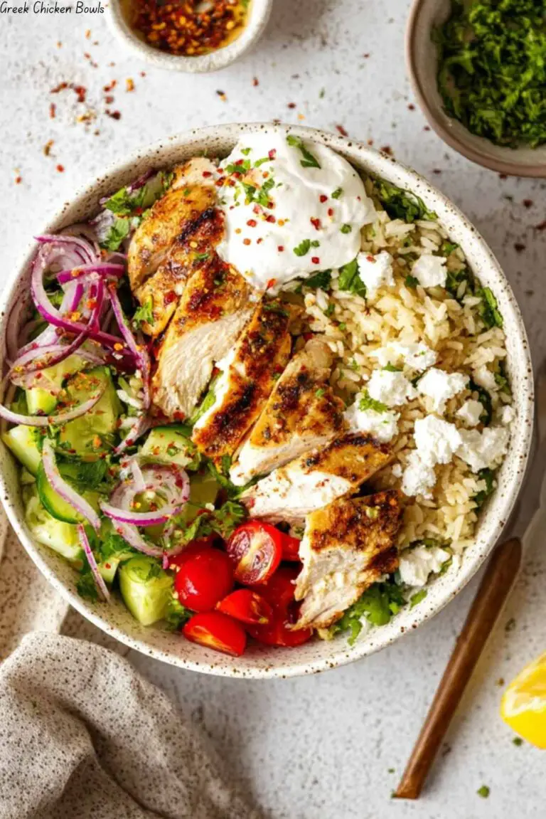 Greek Chicken Bowls