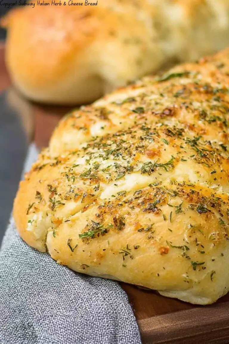 Copycat Subway Italian Herb & Cheese Bread