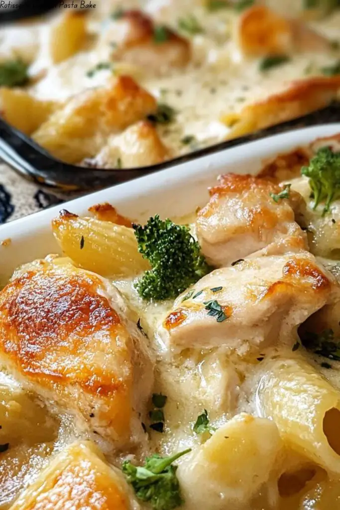 Rotisserie Chicken Pasta Bake