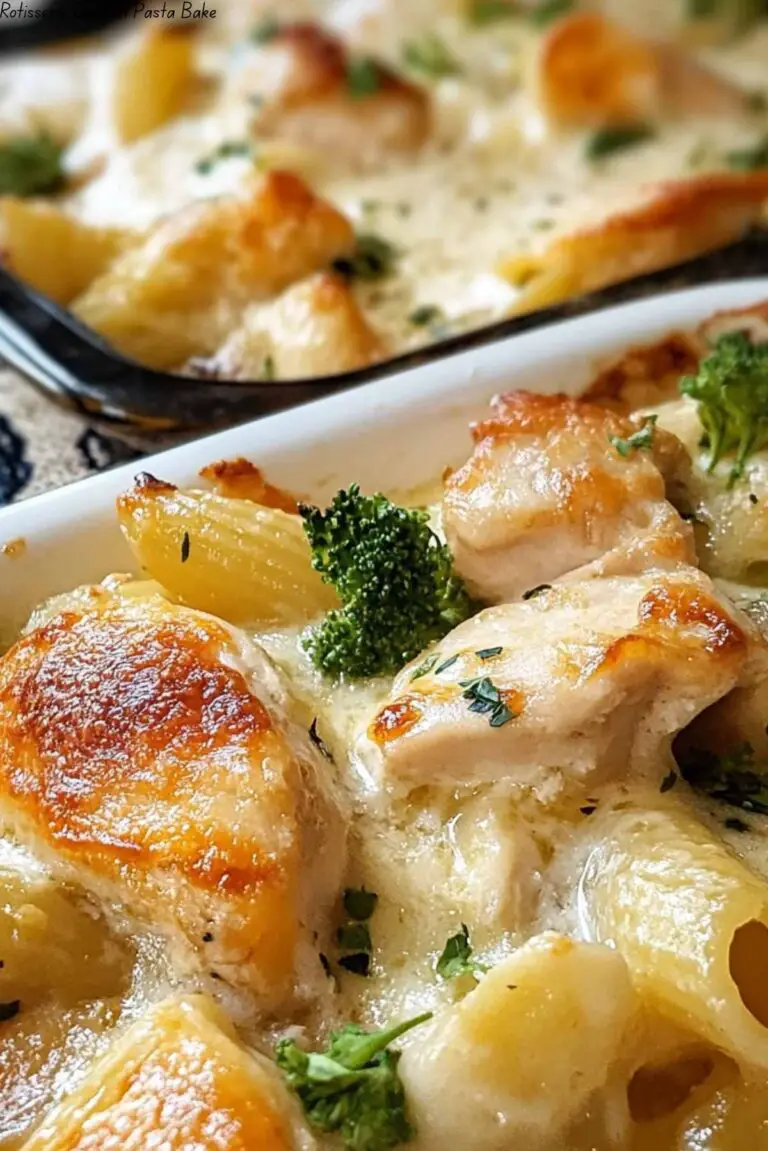 Rotisserie Chicken Pasta Bake