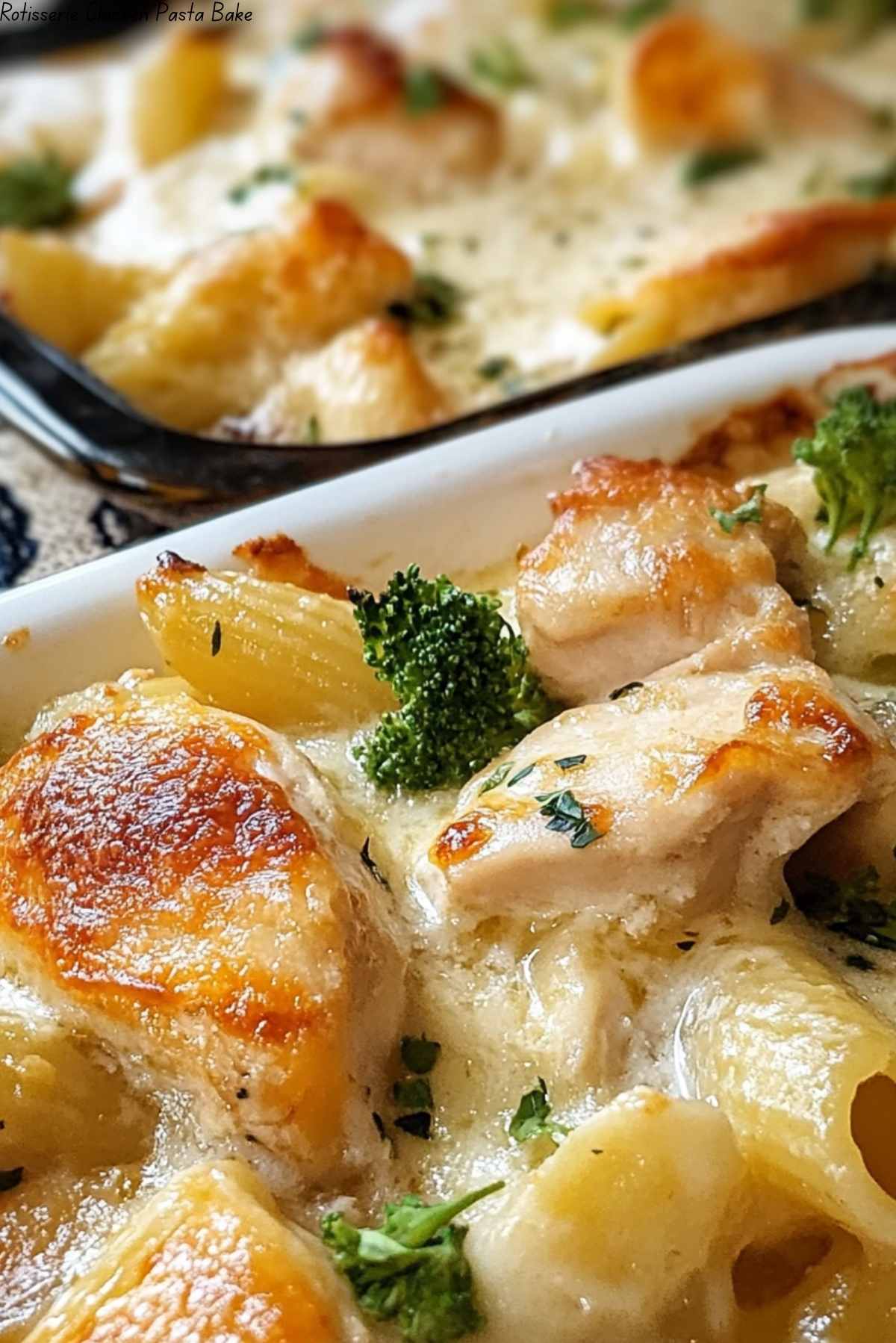 Rotisserie Chicken Pasta Bake