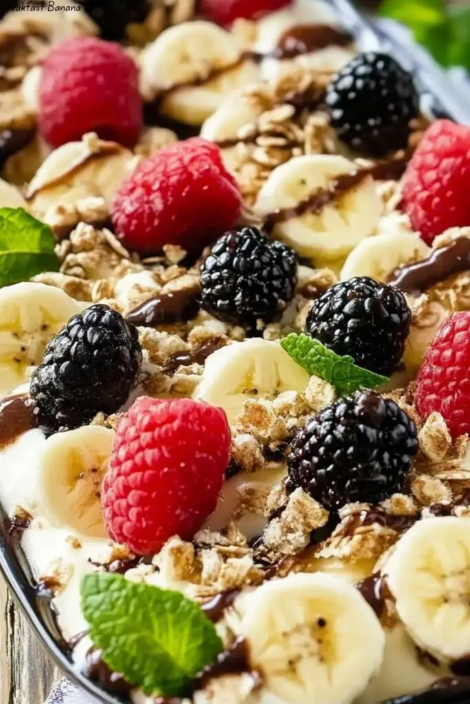 Breakfast Banana Split