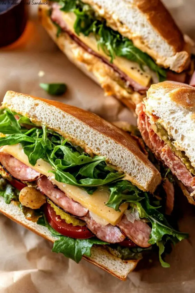 The Italian Salad Sandwich