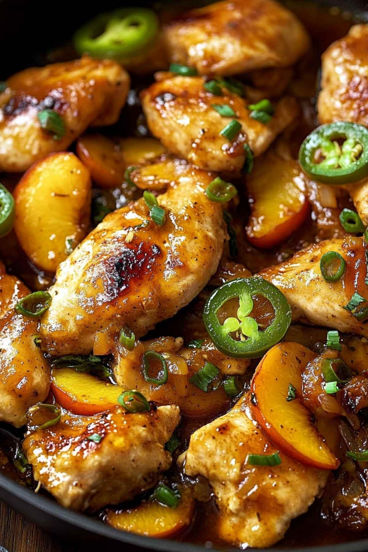 Jalapeno Peach Chicken