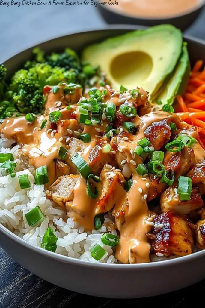 Bang Bang Chicken Bowl: A Flavor Explosion for Beginner Cooks