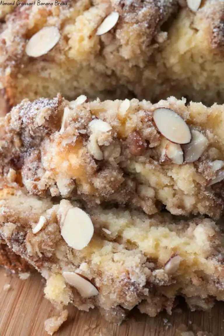 Almond Croissant Banana Bread