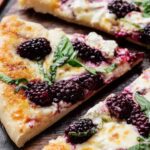 Blackberry Basil Ricotta Pizza