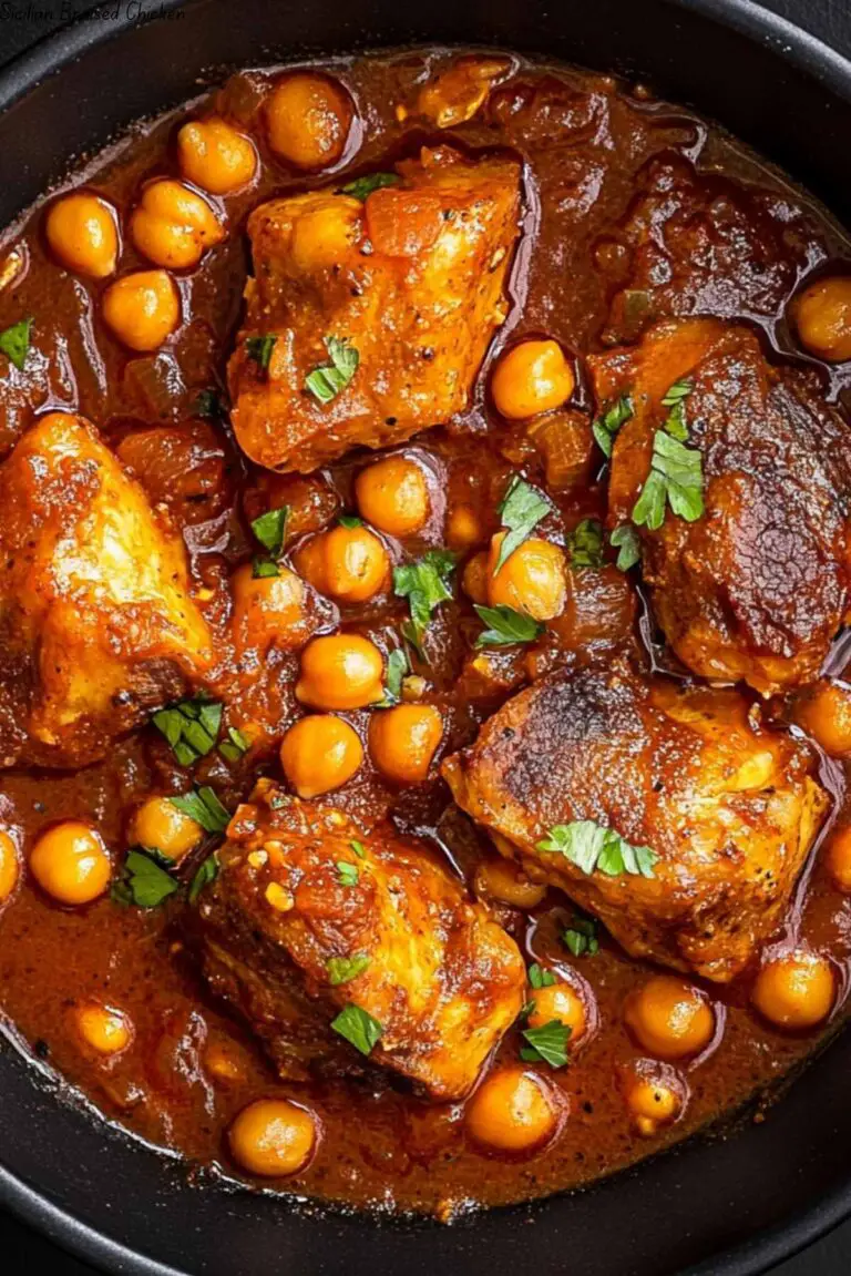 Sicilian Braised Chicken