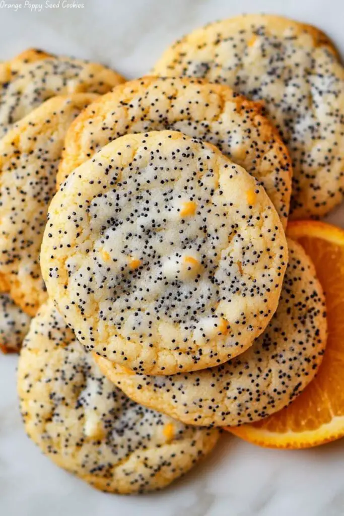 Orange Poppy Seed Cookies