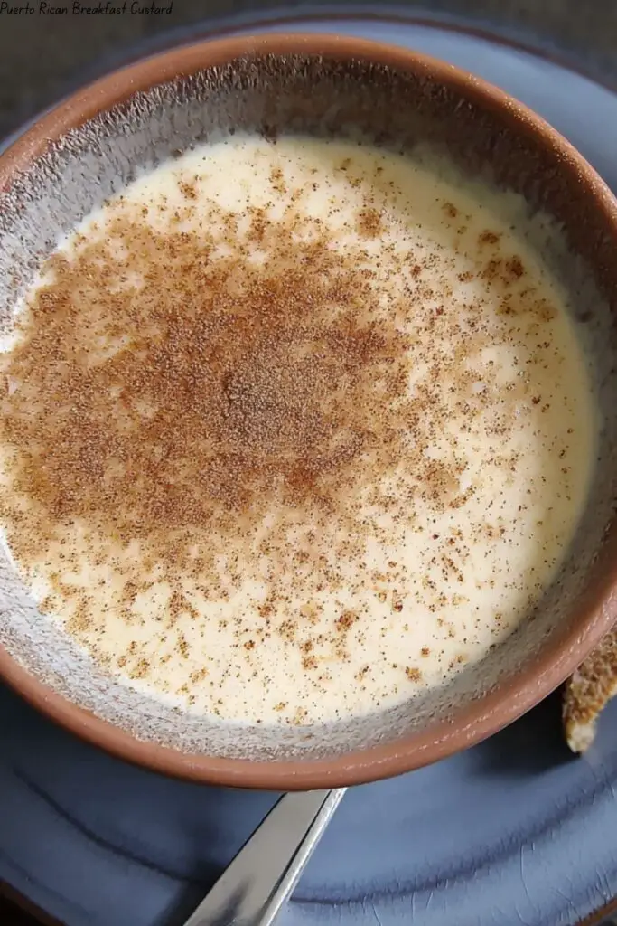 Puerto Rican Breakfast Custard
