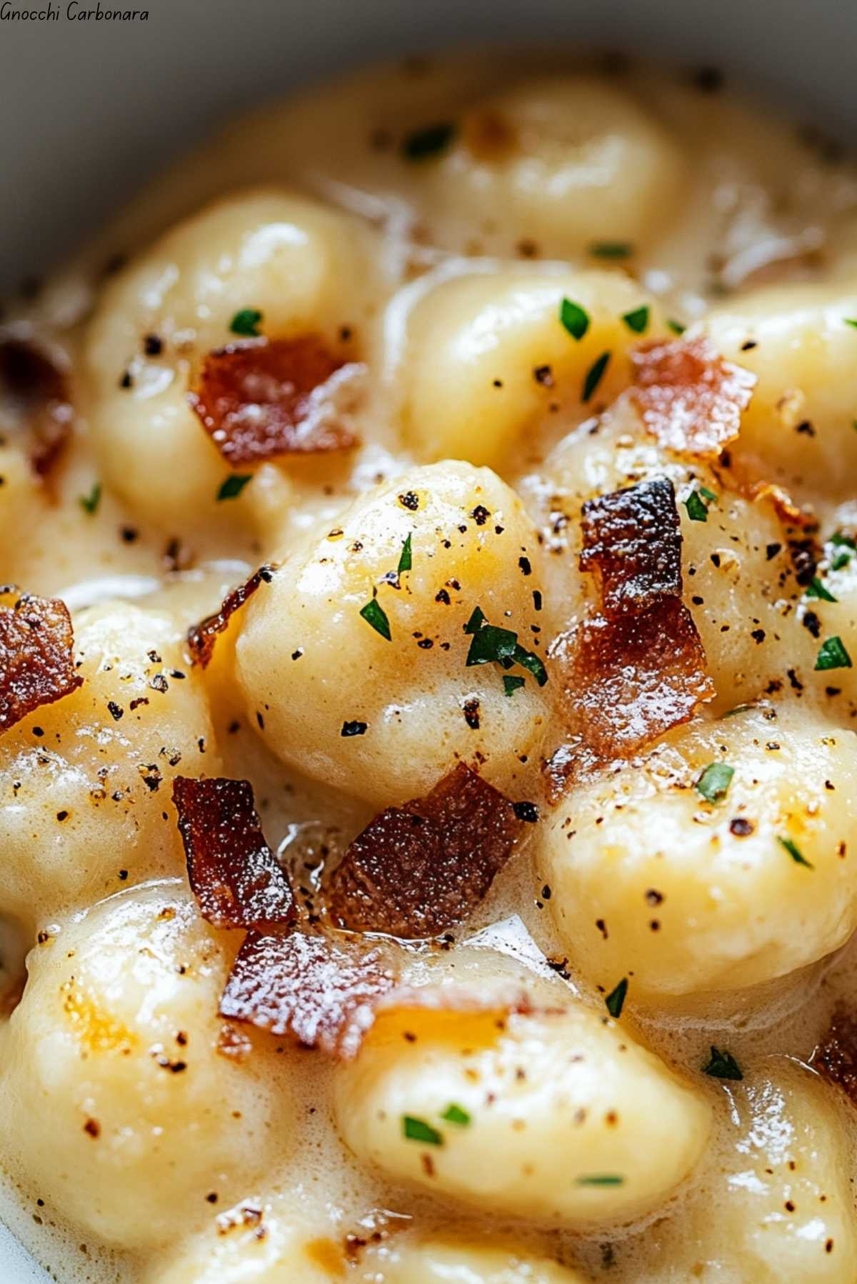 Gnocchi Carbonara