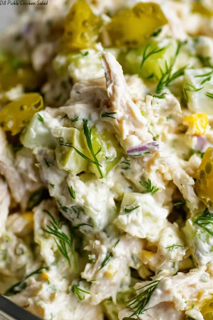 Dill Pickle Chicken Salad