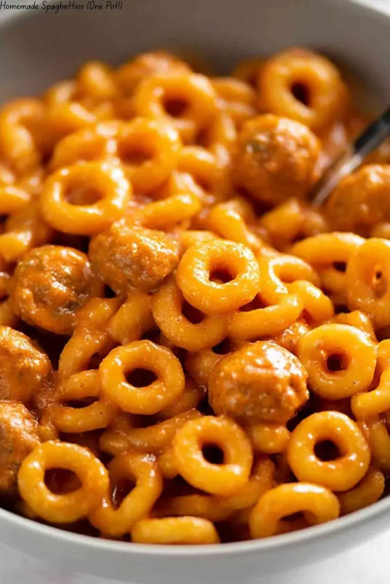 Homemade Spaghettios (One Pot!)