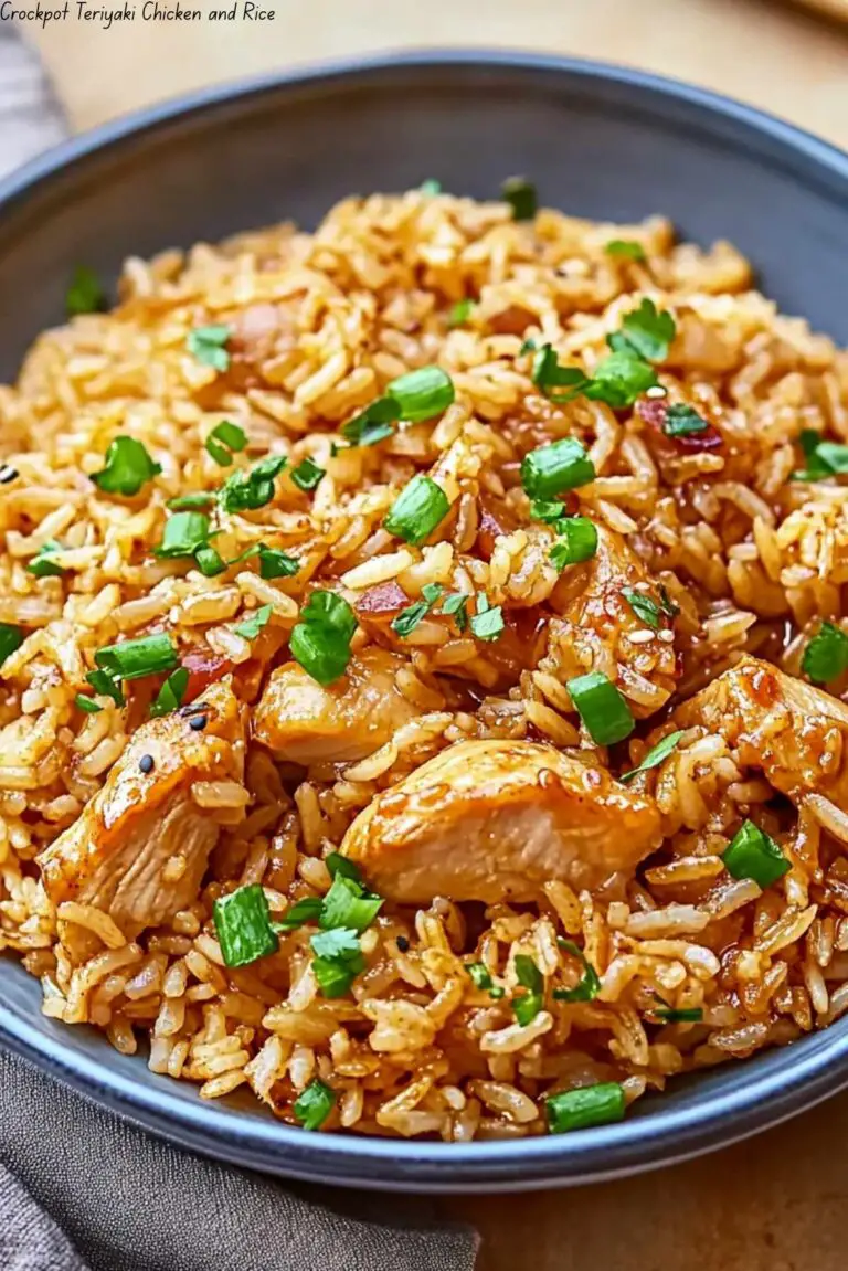 Crockpot Teriyaki Chicken and Rice