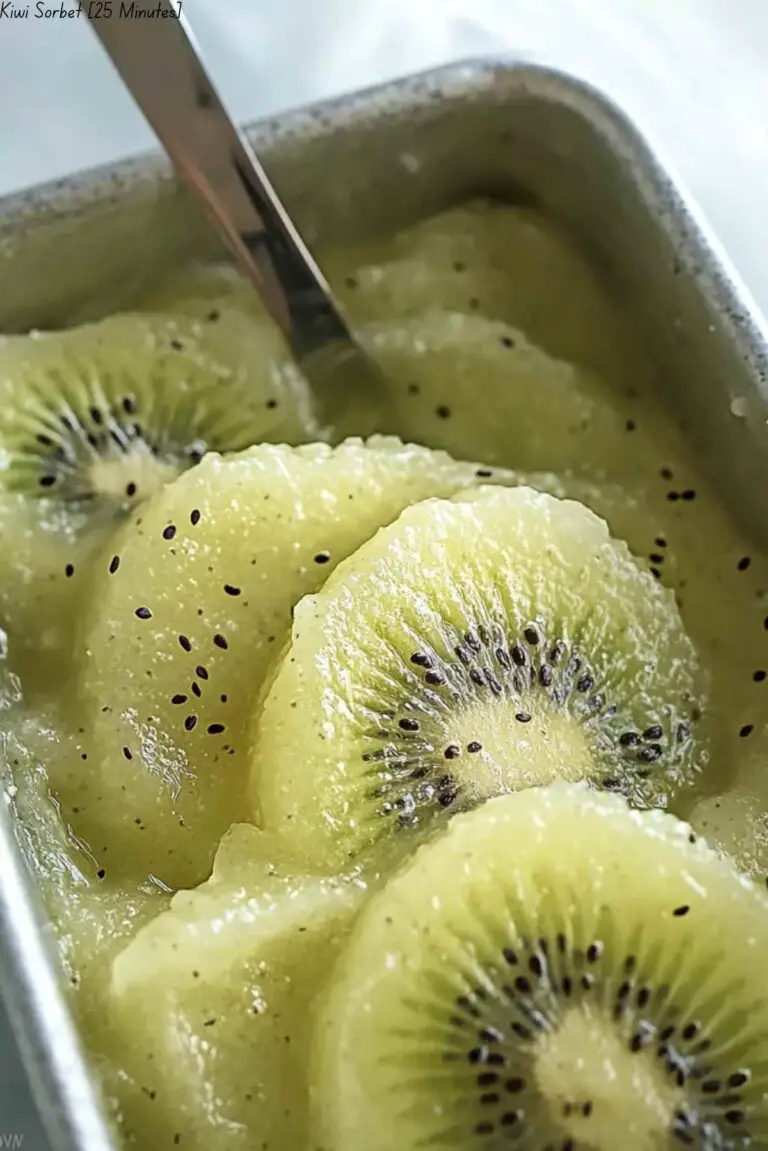 Kiwi Sorbet [25 Minutes]