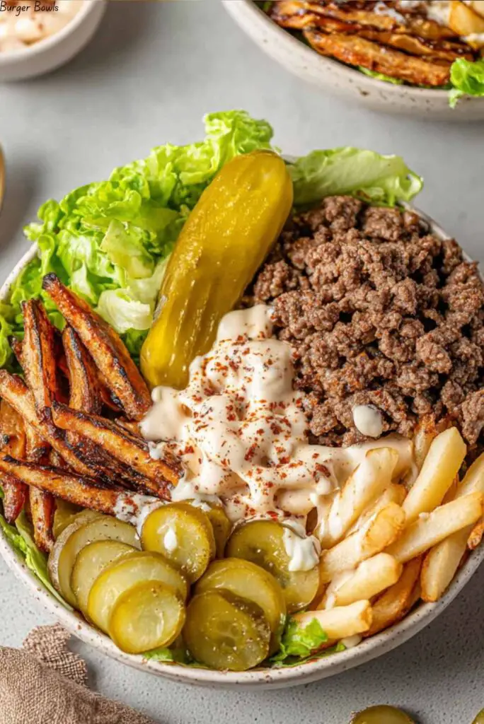 Burger Bowls
