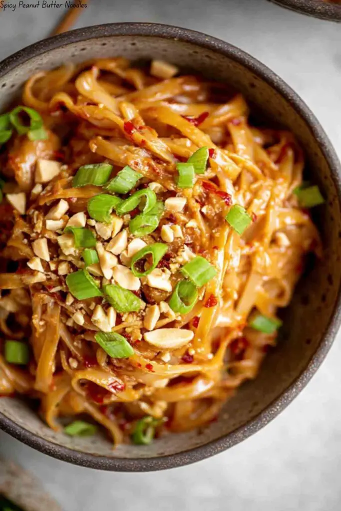 Spicy Peanut Butter Noodles