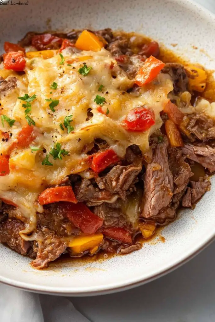 Beef Lombardi