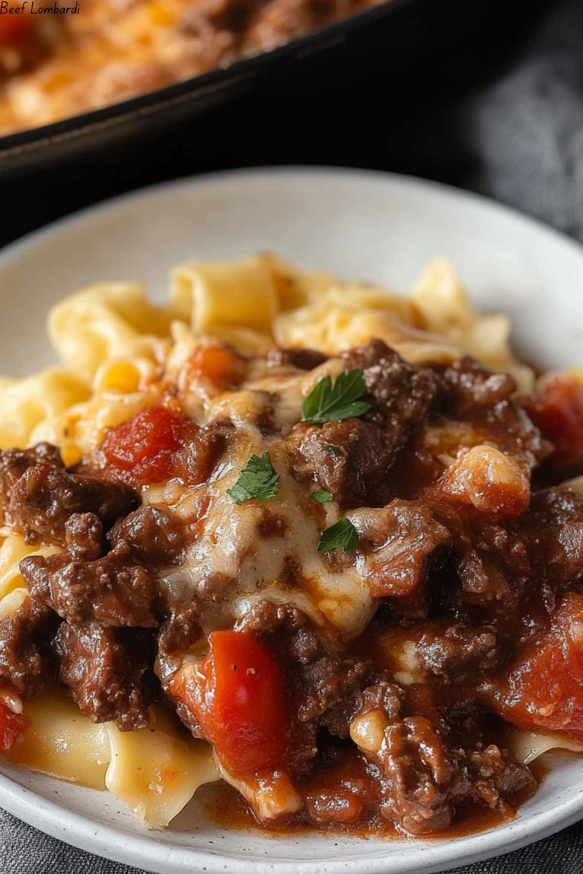 Beef Lombardi