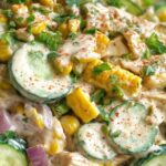 Street Corn Creamy Cucumber Salad