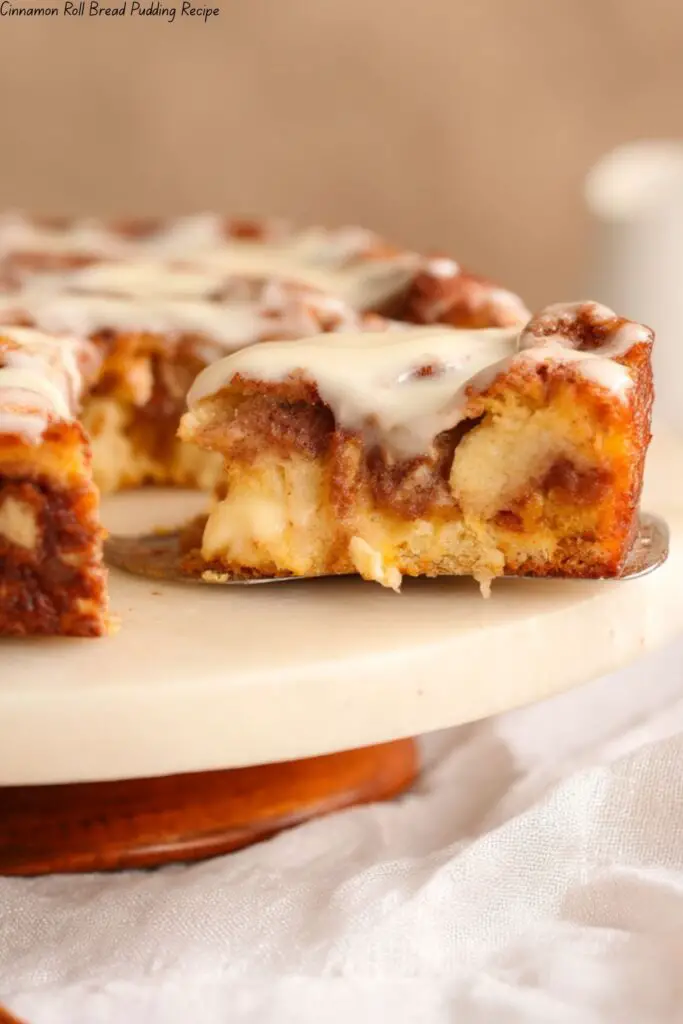 Cinnamon Roll Bread Pudding Recipe