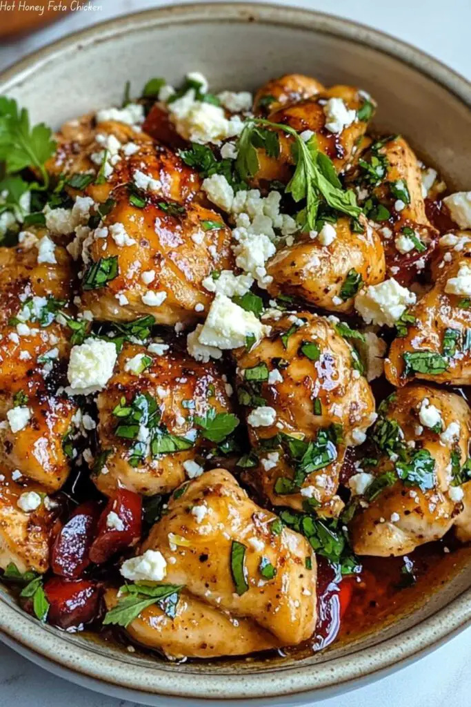 Hot Honey Feta Chicken