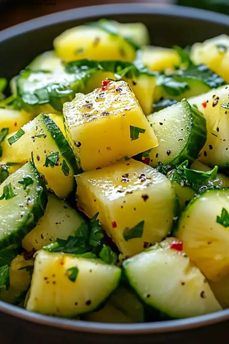 Pineapple Cucumber Salad
