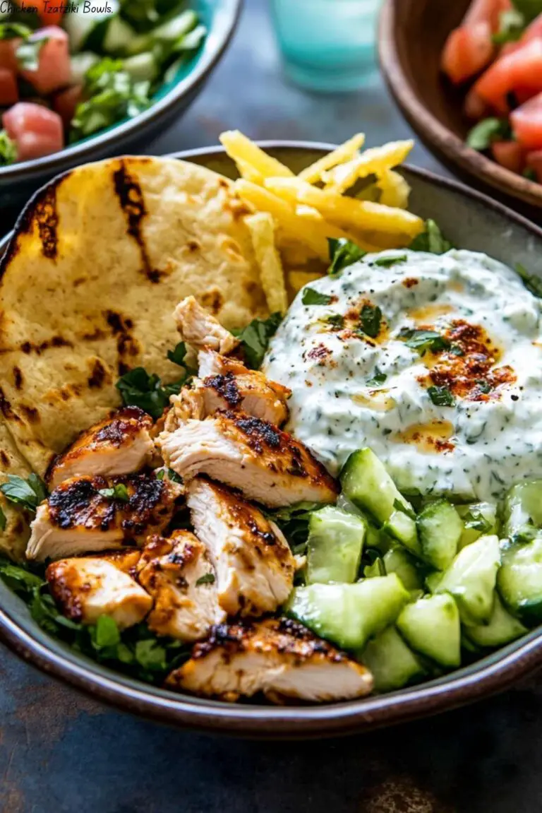 Chicken Tzatziki Bowls