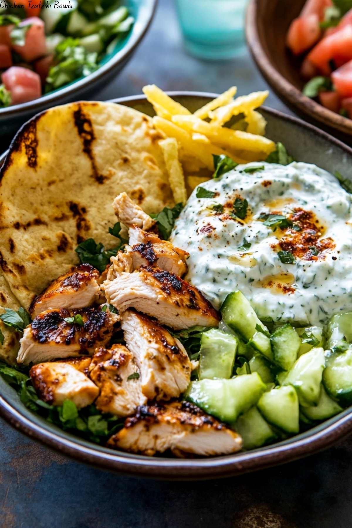 Chicken Tzatziki Bowls