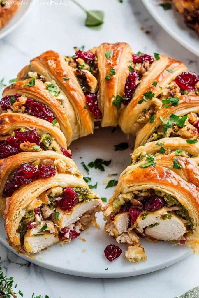 Turkey Cranberry Crescent Ring Recipe