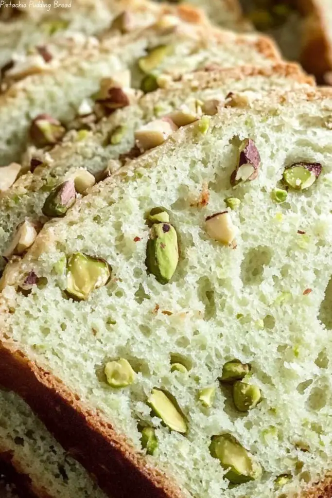 Pistachio Pudding Bread
