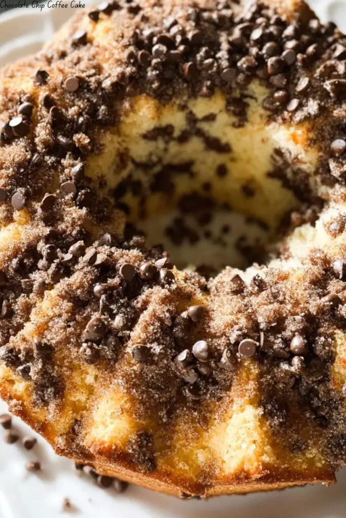 Chocolate Chip Coffee Cake