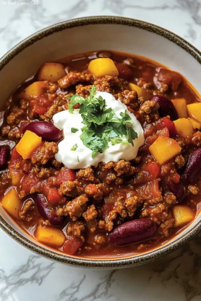 The Best Classic Chili