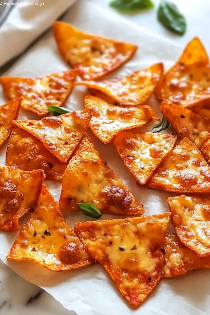 2 Ingredient Pizza Chips