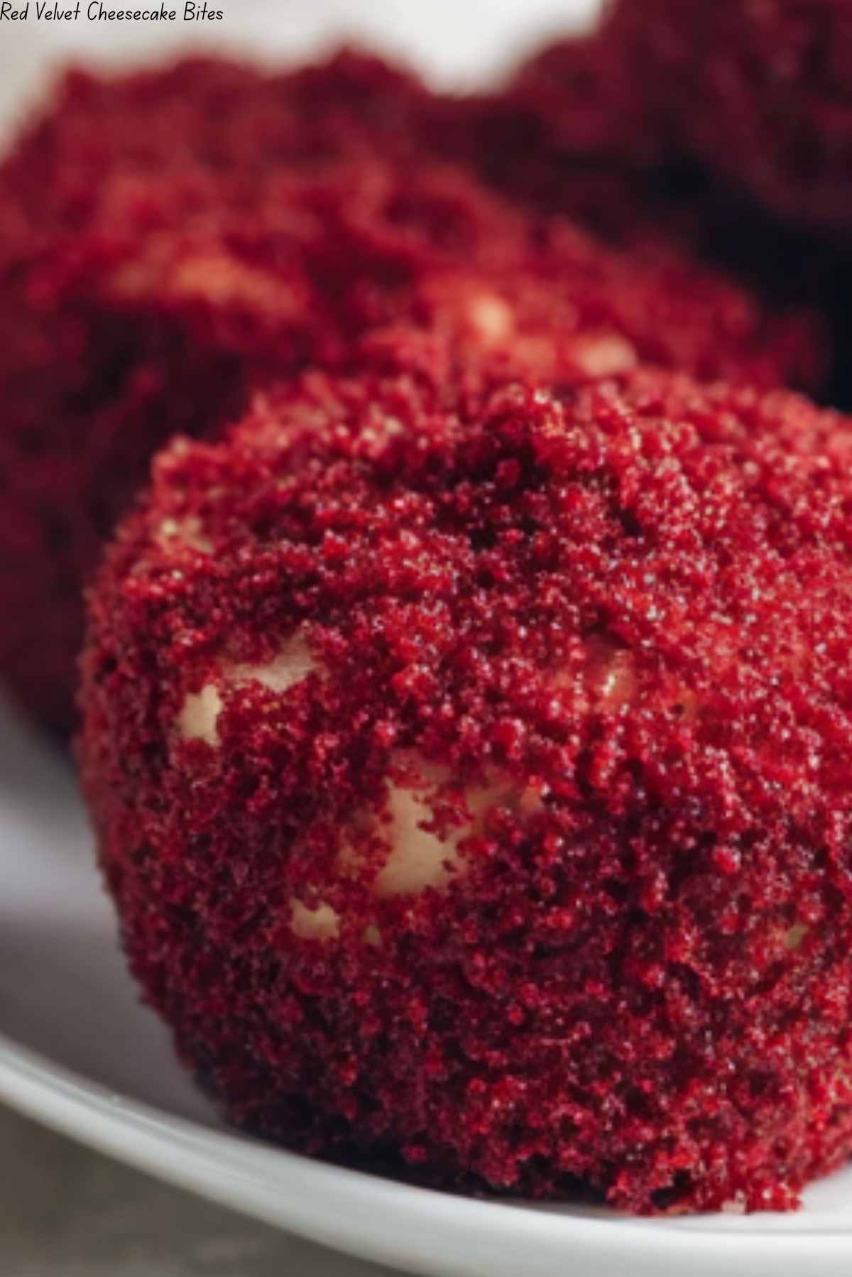 Red Velvet Cheesecake Bites