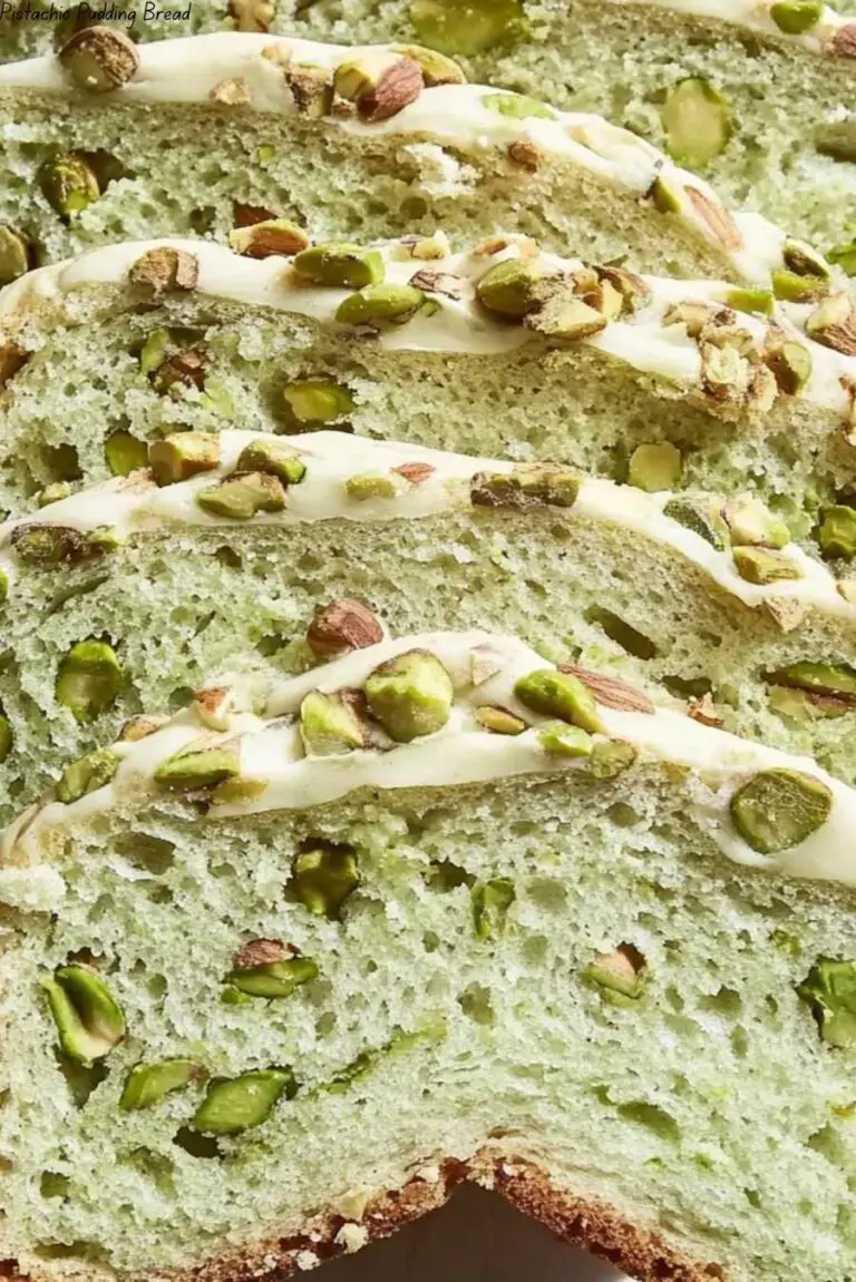 Pistachio Pudding Bread