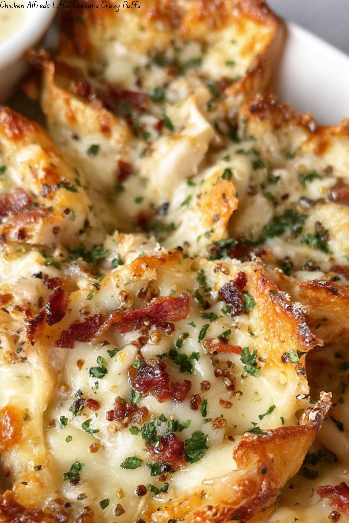 Chicken Alfredo Little Caesar's Crazy Puffs