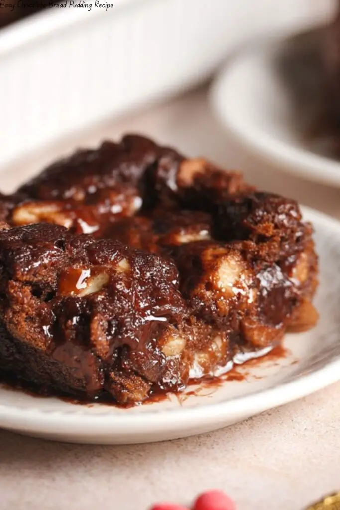 Easy Chocolate Bread Pudding Recipe