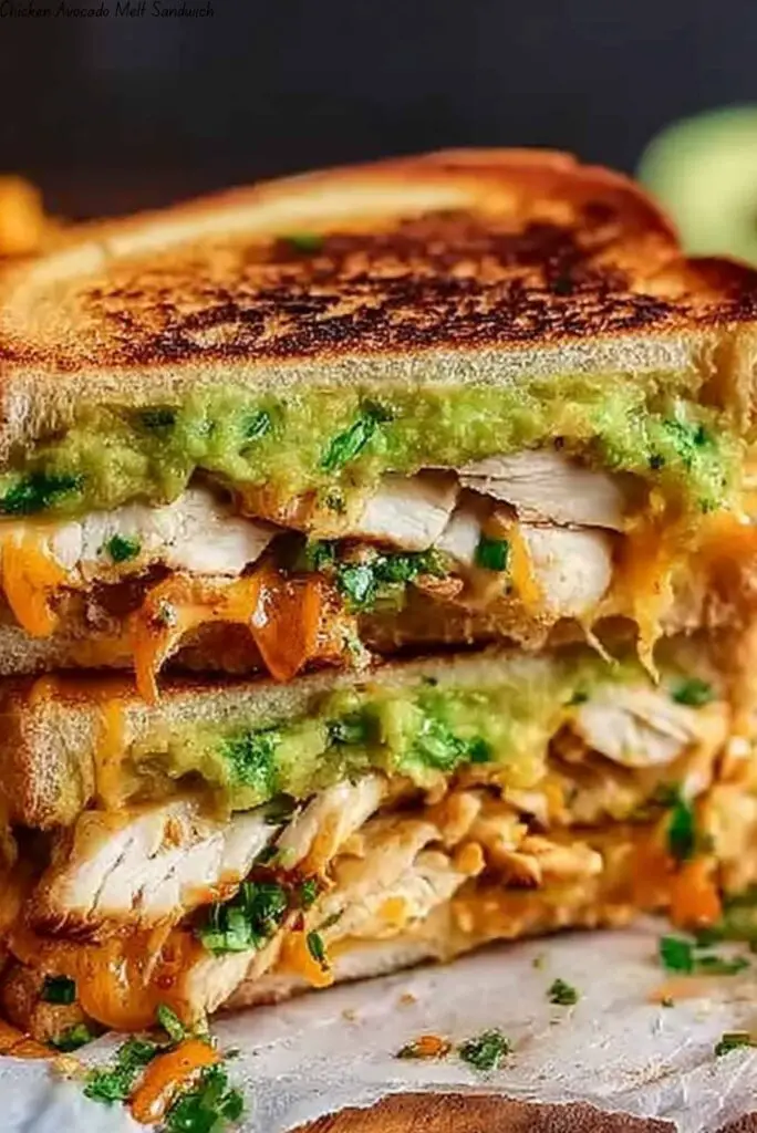 Chicken Avocado Melt Sandwich